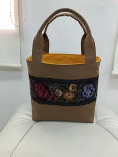 インド刺繍 ハンドメイドバック