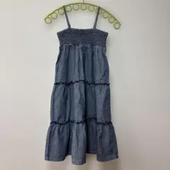 GAP Kids デニムカラー ノースリーブ ワンピース