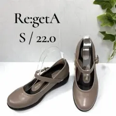 リゲッタ Re:getA パンプス ストラップ グレージュ S 22.0cmのサムネイル