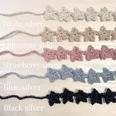 キッズ　ベビー　ヘアバンド　星　スター　コットン カチューシャ