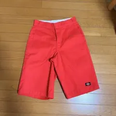 【USED】ディッキーズ Dickies ルーズフィット ハーフパンツ レッド