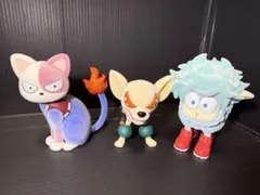 【開封済】僕のヒーローアカデミア Fluffy Puffy フィギュア3体セット