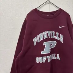 ナイキ　スウェット　プリント　ロゴ　チーム　アメリカ古着　M 3923