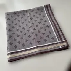 未使用　CELINE　セリーヌ　マカダム柄　 大判ハンカチ