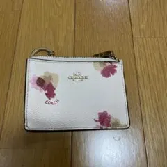 COACH フラワープリント カードケース