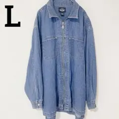 希少【L】90s DOCKERS ドッカーズ ジップアップ デニムジャケット