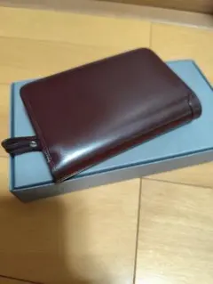 ポーター カウンター ウォレット　二つ折り財布　本革ブラウンレザーのサムネイル