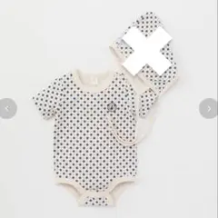 【新品未使用】バースデイ　Cottoli ロンパース＋ボンネット　70cm
