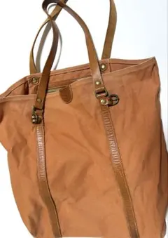 ILBISONTE キャンバス トートバッグ キャメル