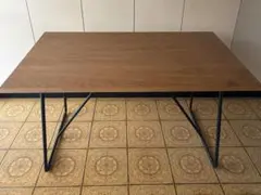 【たのメル便】無印良品　木製折りたたみテーブル　幅120cm　オーク材　MUJIのサムネイル