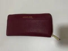 MICHAEL KORS バーガンディ 長財布