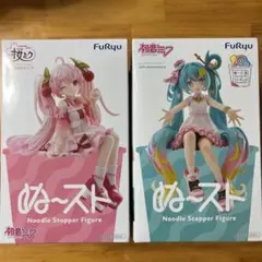 初音ミク】桜ミク＆ザクぐるみ＆ぬーどるストッパーフィギュア3点