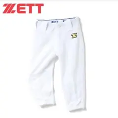 ZETT ユニフォーム(練習着) ホワイト 両ヒザキルト 少年用140