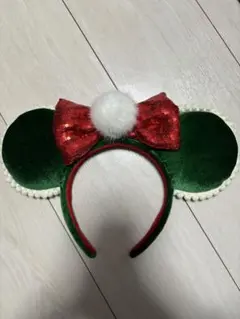 上海ディズニー　クリスマス限定　カチューシャ