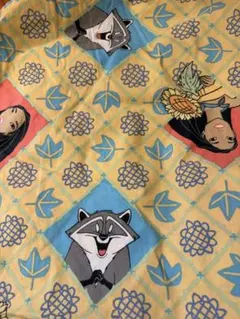 ディズニー　ポカホンタス　シーツ　海外古着