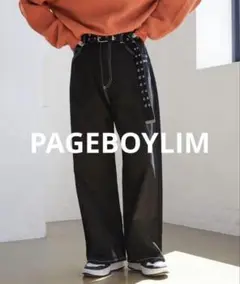PAGEBOYLIM カツラギスケーターパンツ M ブラック PBLIM
