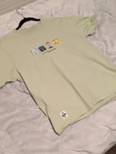 CHUMS Tシャツ ライトグリーン xl