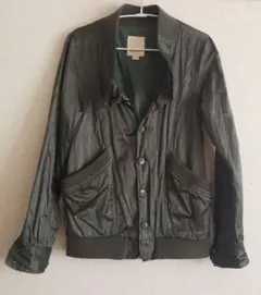 DIESEL 00sディーゼル ジャンパー ジャケット XS 光沢 カーキー