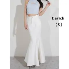 Darich ダーリッチ★マーメイドデニムスカート 白 S ロング 美シルエットのサムネイル