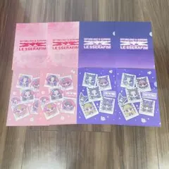 未使用品 LE SSERAFIM マイメロディクロミクリアファイル 8枚セット