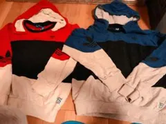 adidasアディダス フード付きパーカー 2点セット オーバーサイズペアルック