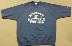 チャンピオン スウェット半そで。 Mサイズ ブルー系