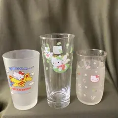 激レア！ハローキティ ハイビスカス ガラスマグカップ 未使用 1999年
