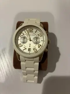 Michael Kors ホワイトゴールド クロノグラフ