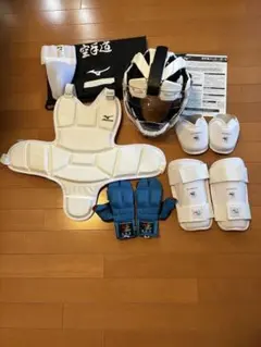 キャッチャー捕手防具セット 2382 ブルー×ゴールド - メルカリ