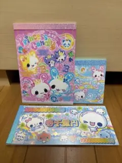 即*K様 平成レトロ Q-LIA キララドリーム 3段トリプルメモ メモ帳 動物
