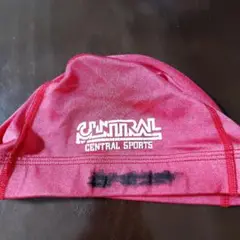 CENTRAL SPORTS 水泳帽 Мサイズ　赤