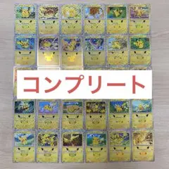 ポケモンカード ピカチュウ 30周年 コンプリート 30枚 コンプ 全30種