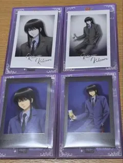 【新品未使用】銀魂　インスタントカメラ風カード 桂小太郎 レア2枚ノーマル2枚