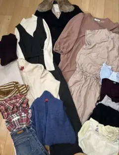 レディース　まとめ売り　コーデ売り　ワンピース　コート　冬　春