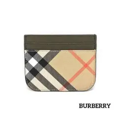 BURBERRY バーバリー カードケース チェック レザー