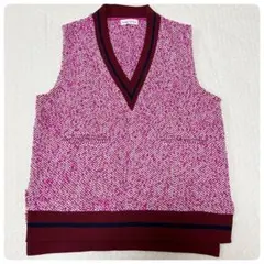 【極美品】イアパピヨネ SUM1STYLE リブポイントベスト ピンク フリーのサムネイル