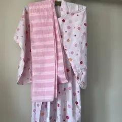 キッズ用　浴衣　帯セット　120cm