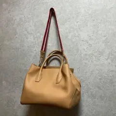 【マックレガー】美品 ショルダーバッグ キャメル 合成皮革 2way