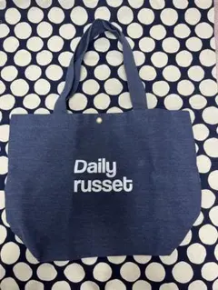 Daily russet ネイビー トートバッグのサムネイル