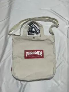THRASHER 未使用トートバッグ ベージュ キャンバスのサムネイル