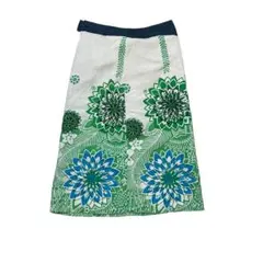 フラワープリント ロングスカート