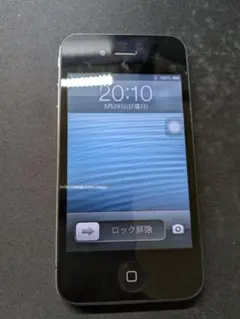 Apple iPhone 4 ブラック 本体 ジャンク