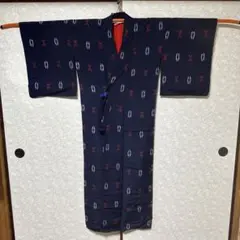 レトロ　久留米絣　着物　2861