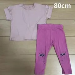 babyGAP ベビー　Tシャツ　レギンス　パンツ　ピンク　80cm 夏服