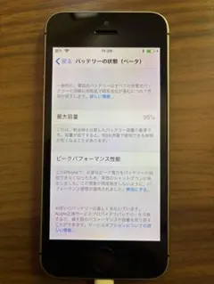 バッテリー容量95% iPhone SE 第1世代 32GB シルバー