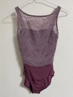 【美品】チャコット バレエ レオタード パープル レースSのサムネイル
