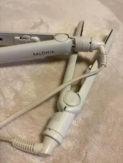 SALONIA ストレートヘアアイロン ホワイト
