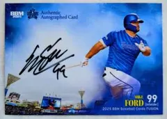 2025 BBM fusion 横浜ベイスターズ フォード 直筆サインカード