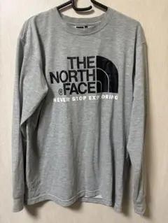 THE NORTH FACE グレー ・ネイビー2枚組ロングTシャツ L