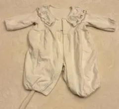 バースデイmamaraku フリル付きカバーオール50-70cm